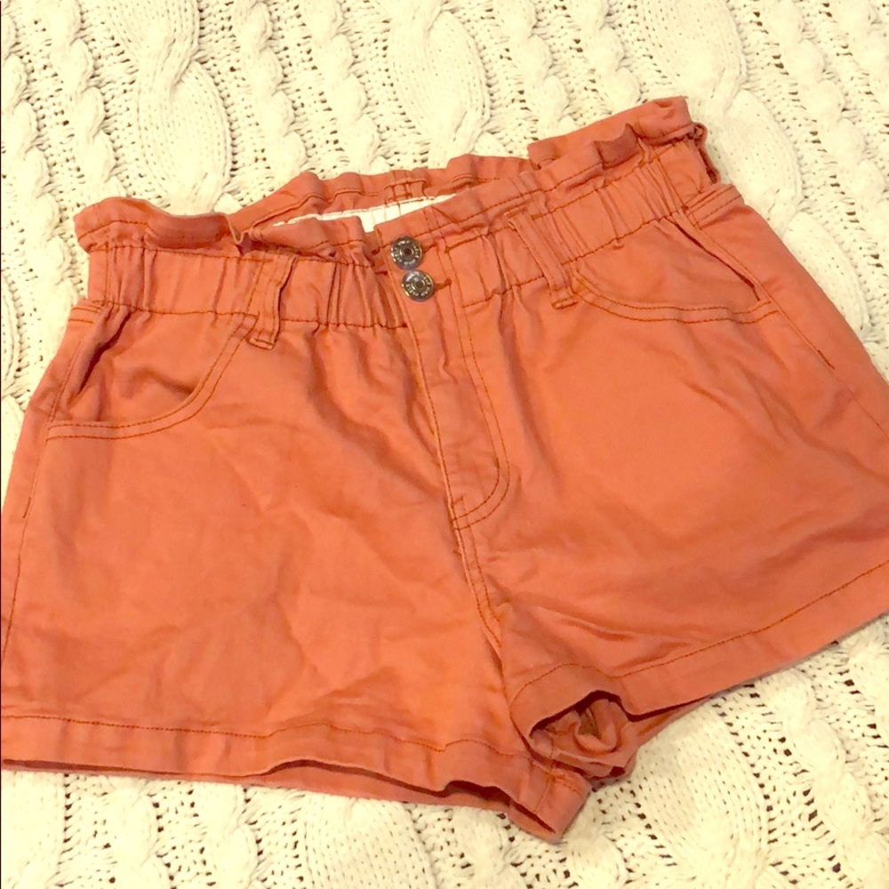 Paper Bag Waist Shorts